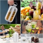 Portable Cooler with Lid and Ice Maker