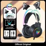 RGB Light Cat Ear Gamer Headset